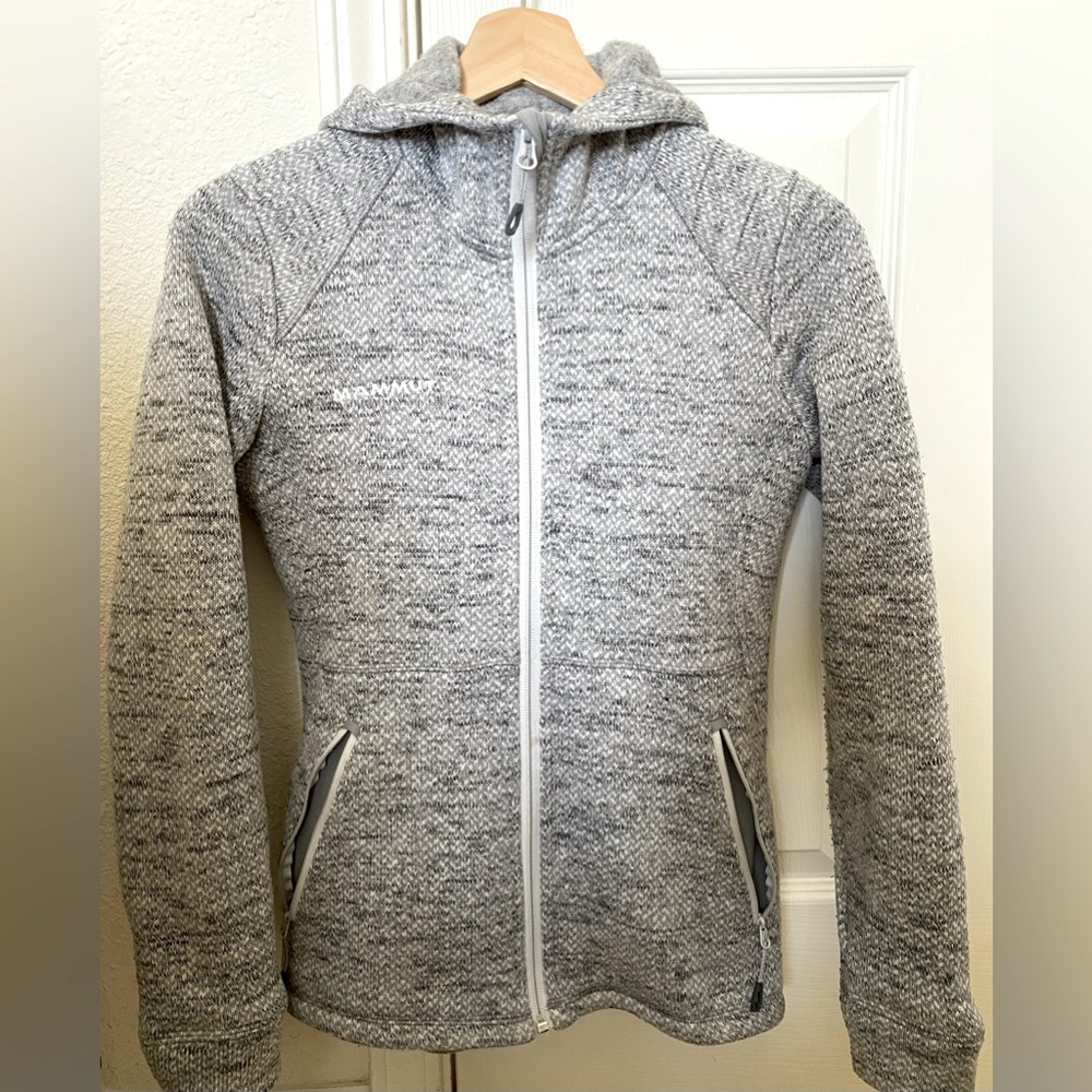 Mammut Kachemak Fleece Zip Up Hoodie Sweater Marble XS